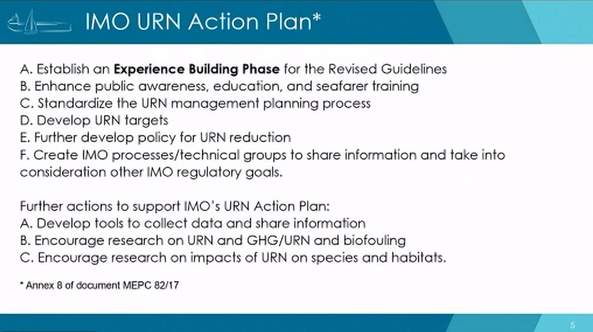 Saturn_H2020's tweet photo. Next up in this session we have Senior Environmental Policy Advisor Marie-Lucie Susini (@IMOHQ) delivering a presentation on the 'Ongoing work at the IMO on #UnderwaterRadiatedNoise.
#IMOActionPlan #EBPFramework #URNEmissions #URNTargets https://t.co/ZOsYOM4uGi