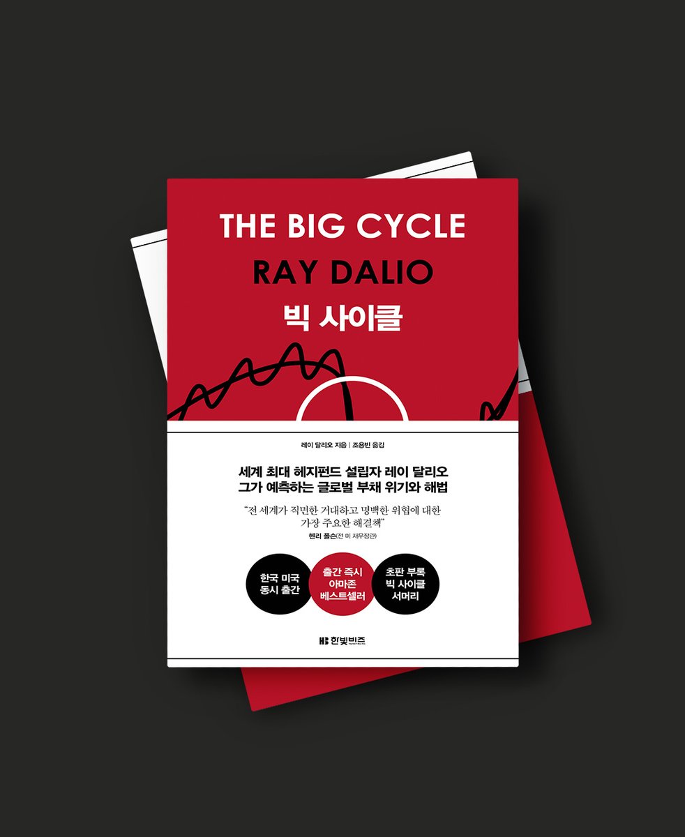 세계 최대 헤지펀드 설립자이자 세계에서 가장 영향력 있는 인물 레이 달리오(Ray Dalio) 《원칙》, 《변화하는 세계 질서》로 전  세계를 놀라게 한 레이 달리오의 최신간 《빅 사이클》이 6월 4일 출간됩니다. #빅사이클 #레이달리오 #신간소개 #신간알림 #