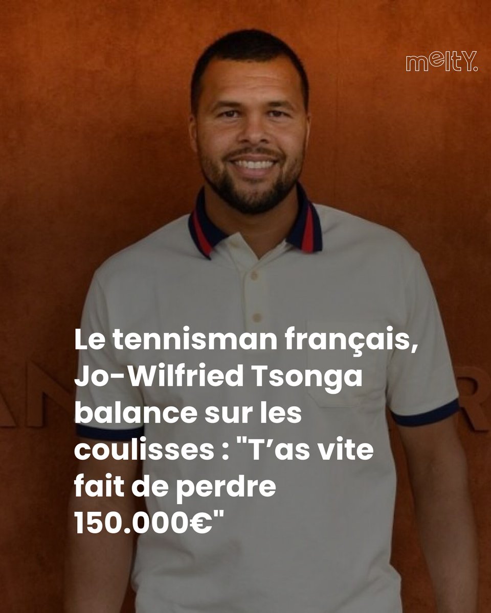 melty_fr's tweet photo. Aujourd'hui retraité, Jo-Wilfried Tsonga a fait quelques révélations sur les coulisses du tennis. Une carrière qui peut être coûteuse.
➡️ https://t.co/EidgZhuCmq https://t.co/u3dKu6zDeX