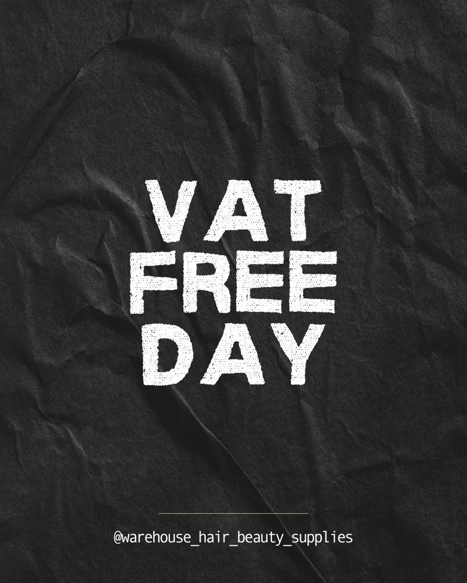 SMHBALTD's tweet photo. DON'T FORGET VAT FREE DAY COMING UP..... - https://t.co/nNjHr4WFWM https://t.co/SL3EheJE8M