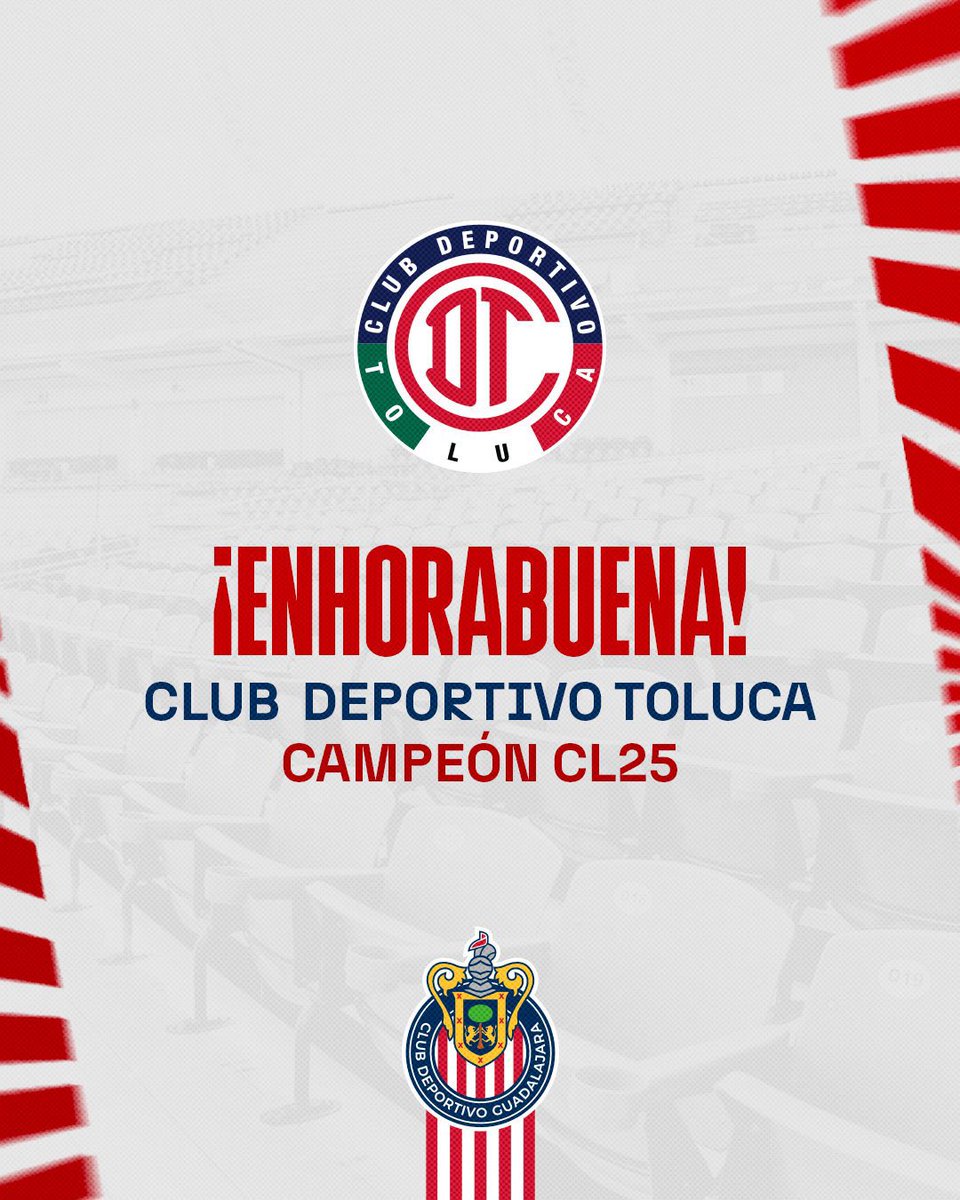 Felicidades al campeón