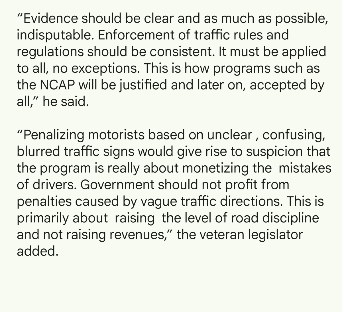 SP Chiz  Escudero is calling on the MMDA for a fair, fast and transparent implementation of the Non-Contact Apprehension Policy or NCAP to ease concerns over the program’s enforcement. "<a href="/dwiz882/">DWIZ Newscenter</a>