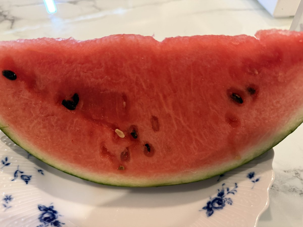 スイカ様? 今日もおいしくて天才 ありがとうございます スイカ様 