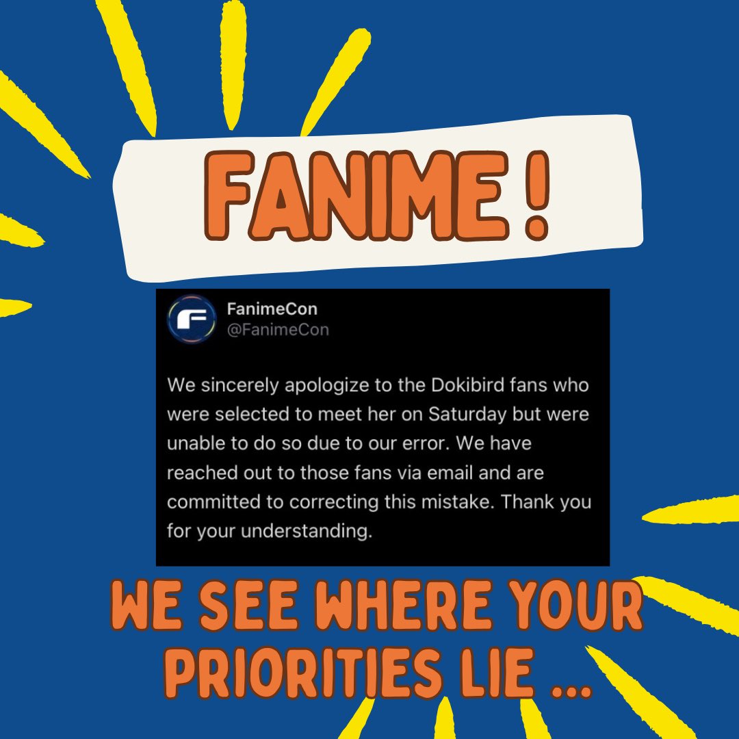 failedbyfanime's tweet photo. https://t.co/okcgsc3z35

#fanime #fanimecon #fanimecon2025 
#convention https://t.co/2C3uxWDqZL