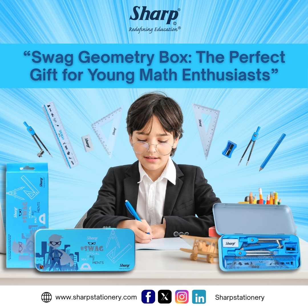 sharpstationer's tweet photo. ✏️📐 Math Made Cool! 📐✏️
Introducing the Swag Geometry Box by Sharpstationery – the ultimate gift for every young math enthusiast!

👉 Available now at https://t.co/yHbCEzWZPo

#SharpStationery #SwagGeometryBox #MathTools #StudentEssentials #GeometrySet #BackToSchool #MathSwag https://t.co/rbClzT421B