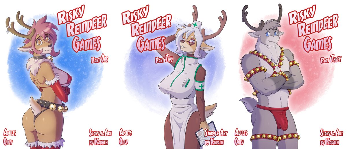 Kadath (@unknownkadath) on Twitter photo Did you know that the first three volumes of Risky Reindeer Games are available in print from <a href="/BewereBooks/">Bewere Books</a> ? Well if not, now you do! You can find them on their web store! 🦌 Did you know that the first three volumes of Risky Reindeer Games are available in print from <a href="/BewereBooks/">Bewere Books</a> ? Well if not, now you do! You can find them on their web store! 🦌