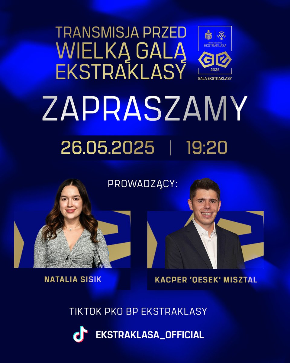 _Ekstraklasa_'s tweet photo. Zapraszamy na #BeforeParty na naszym #TikTok 🕺
👉 https://t.co/Gay4JsPS5N https://t.co/UBq8Safdsc