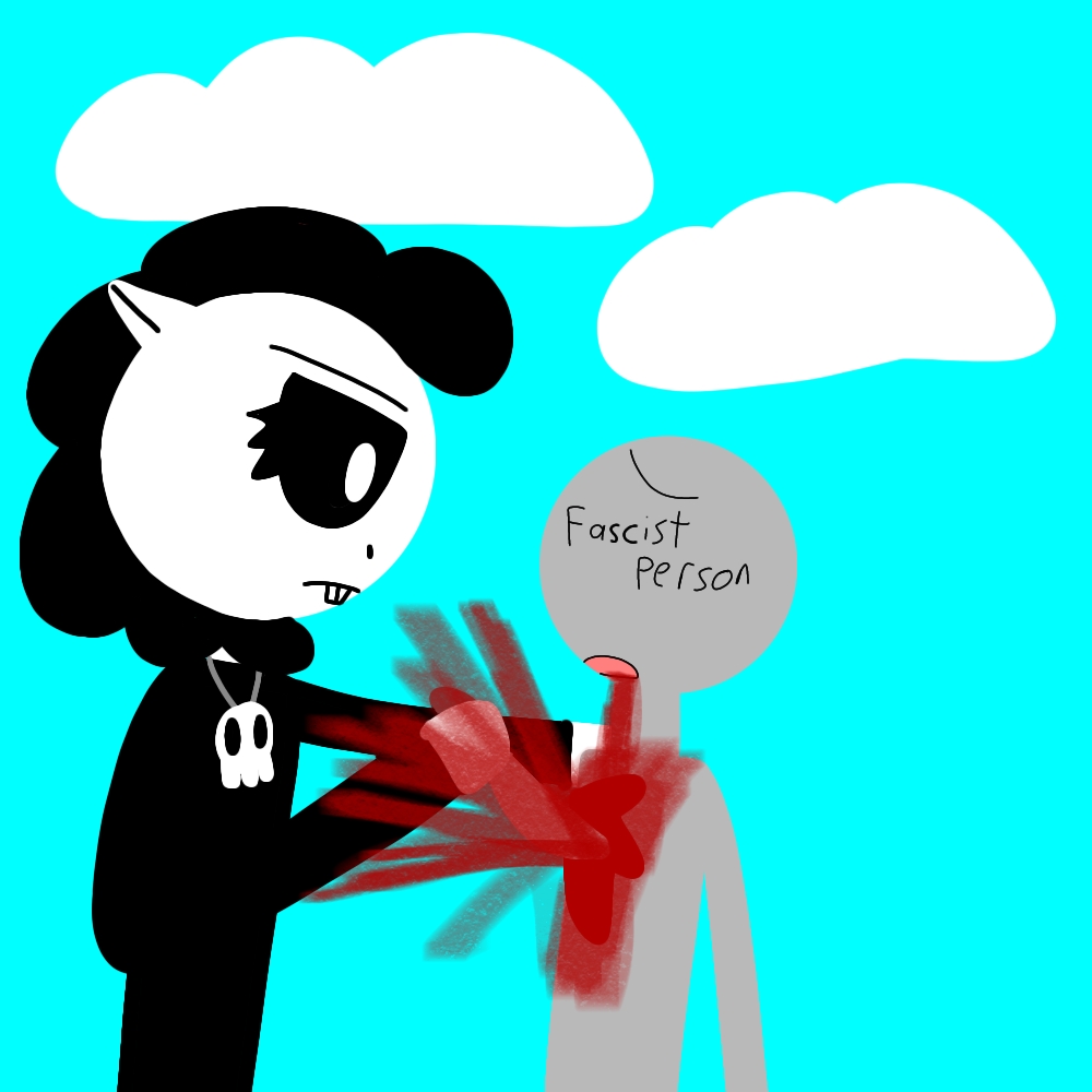 LaotianCole's tweet photo. Baba Chops kills a fascist person.
(I am strongly against fascism)
#PoppyPlaytime #BabaChops #SmilingCritters #NightmareCritters #Buff #Muscules #Furry #Furries #FurryAnthro #Anthro #Anthropomorphic #FurryArt #Blood https://t.co/vgChIVdaBc