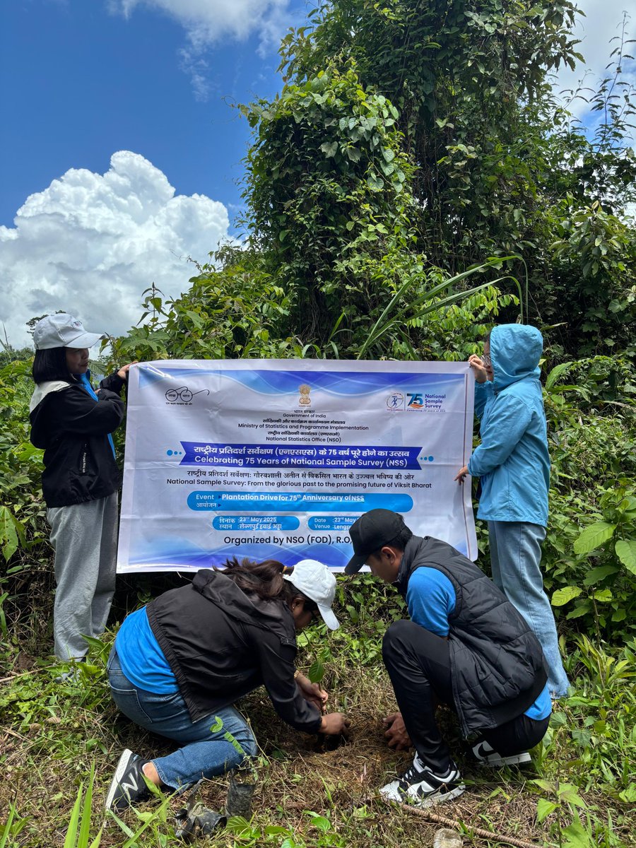 nssofodaizawl's tweet photo. Plantation drive of RO Aizawl on 23.05.2025 https://t.co/F0zWh3jDvt