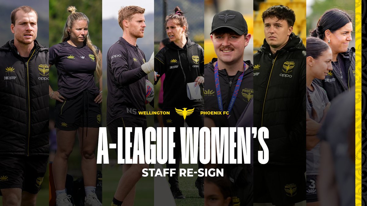 Locked in for 25/26.

Our entire women’s backroom staff is returning next season!

The next step is results on the pitch, and they’re all driven to have the Phoenix women pushing for silverware 💪