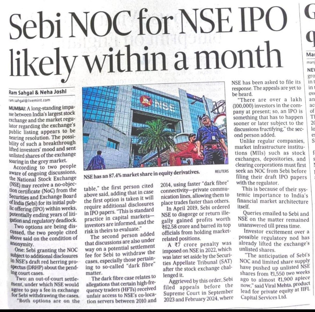Big one!😍

#nse #IPOAlert #ipoinvestor