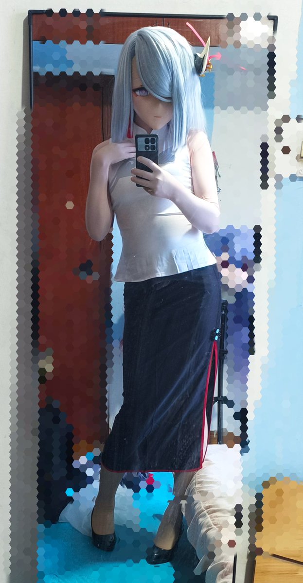 天热了，该给小姨换套休闲装了😃