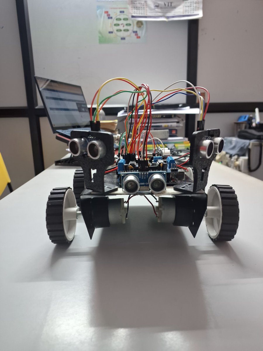 Mithil_leo19's tweet image. This is the base model we&apos;re building on — whether it&apos;s for smart farming, autonomous delivery, or mining assistance, this bot is the foundation for it all.
Simple now. Game-changing soon. 🔧🤖
#Robotics #Innovation #TechPrototype #IoT #SmartSolutions #FutureTech #DIYRobotics