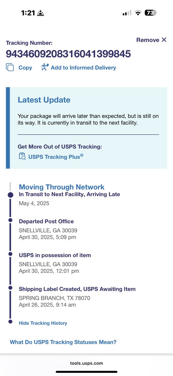 thatone_hotmess's tweet photo. Hey @USPS how does this happen exactly https://t.co/GU3KIaPwYx