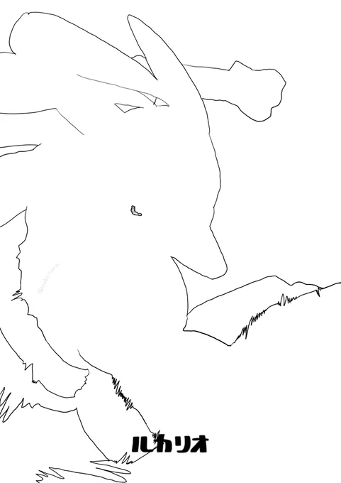 こんな感じで描いてますラフが1番時間かかってます 