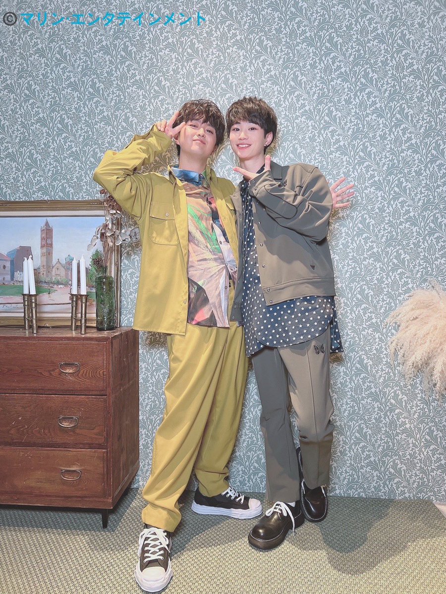 yukoich's tweet photo. #RADIO_M4 ＆ #ゆこいち
グッズ用写真撮影オフショット📸
—————————————
6/1開催コラボファンミ出演
伊瀬結陸さん＆大鈴功起さん
—————————————
＊チケット販売中 ▶https://t.co/tcy1Fp6bXH

＊グッズ/お見送り会情報 ▶https://t.co/wWR6PYo7gs

各種グッズやお見送り会もお楽しみに🌟 https://t.co/Mug9y1Lr8J