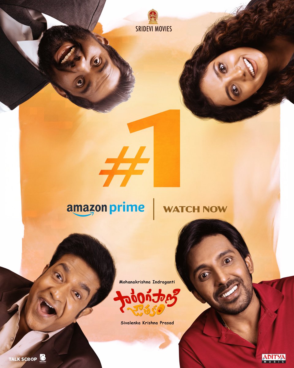 Sridevi Movies (@sridevimovieoff) on Twitter photo #SarangapaniJathakam is now Trending #1 on <a href="/PrimeVideoIN/">prime video IN</a> 😍
Watch it with your fam at your home today to laugh out loud 🤩
#MohanaKrishnaIndraganti <a href="/PriyadarshiPN/">Priyadarshi Pulikonda</a> <a href="/RoopaKoduvayur/">Roopa Koduvayur</a> <a href="/vennelakishore/">vennela kishore</a> <a href="/harshachemudu/">harsha chemudu</a> <a href="/pgvinda/">pg vinda</a> #MarthandKVenkatesh #VivekSagar <a href="/krishnasivalenk/">Krishna Prasad S</a> #SarangapaniJathakam is now Trending #1 on <a href="/PrimeVideoIN/">prime video IN</a> 😍
Watch it with your fam at your home today to laugh out loud 🤩
#MohanaKrishnaIndraganti <a href="/PriyadarshiPN/">Priyadarshi Pulikonda</a> <a href="/RoopaKoduvayur/">Roopa Koduvayur</a> <a href="/vennelakishore/">vennela kishore</a> <a href="/harshachemudu/">harsha chemudu</a> <a href="/pgvinda/">pg vinda</a> #MarthandKVenkatesh #VivekSagar <a href="/krishnasivalenk/">Krishna Prasad S</a>