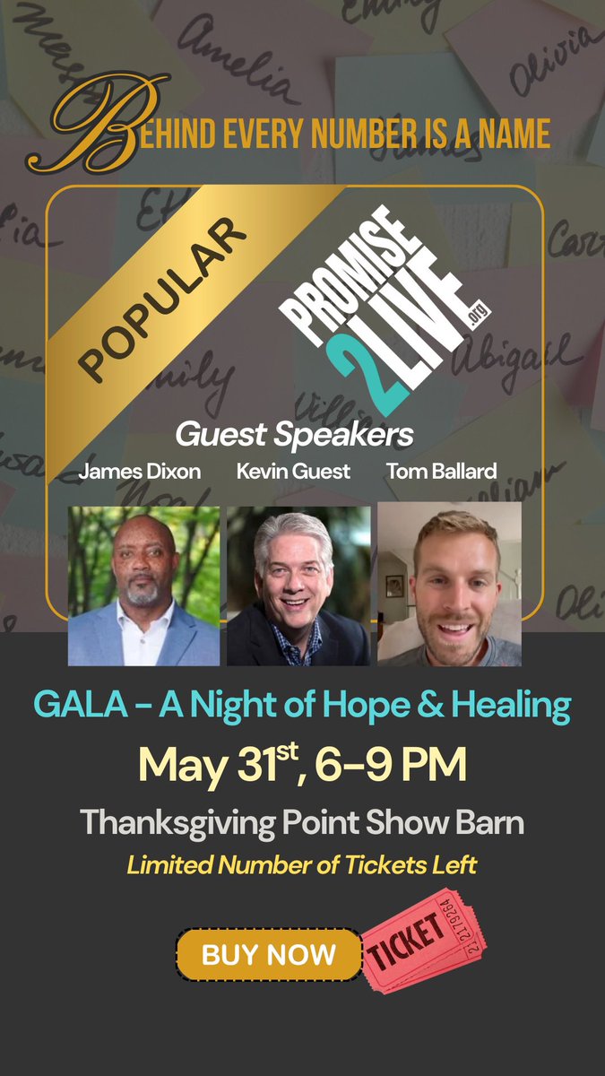 Tickets are limited and going fast—reserve yours now before they’re gone:
Save 20% with code P2L20
e.givesmart.com/events/I7u/