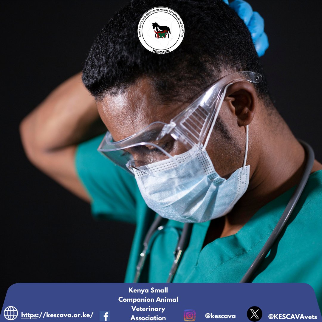Happy New Week!🐾

Behind every stethoscope 🩺 is a vet carrying silent battles; stress, compassion fatigue, and emotional exhaustion.

Your mental health matters. Seeking help is strength, not weakness. 💚

#HappyNewWeek of animal care and protection.

#VetMentalHealth