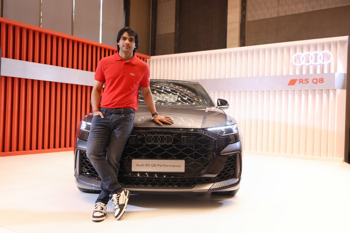 Neeraj Chopra (@neeraj_chopra1) on Twitter photo Just like most other kids, I always had a fascination for cars. But I never even dreamt that a moment like this could come true. Glad to be part of the <a href="/AudiIN/">Audi India</a> family! 🤩
#AudiIndia #Audi Just like most other kids, I always had a fascination for cars. But I never even dreamt that a moment like this could come true. Glad to be part of the <a href="/AudiIN/">Audi India</a> family! 🤩
#AudiIndia #Audi