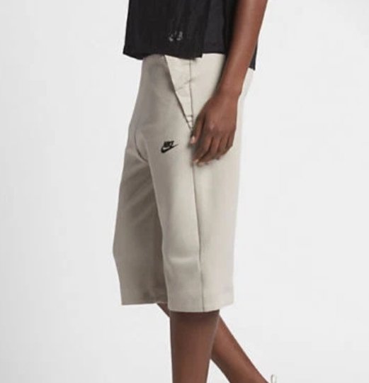 goldhawkickz13's tweet image. #NIKE #TECHFleece Active Capri Pants 832648 140 tech pack Shorts Beige