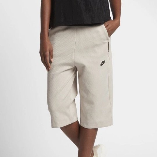 goldhawkickz13's tweet image. #NIKE #TECHFleece Active Capri Pants 832648 140 tech pack Shorts Beige