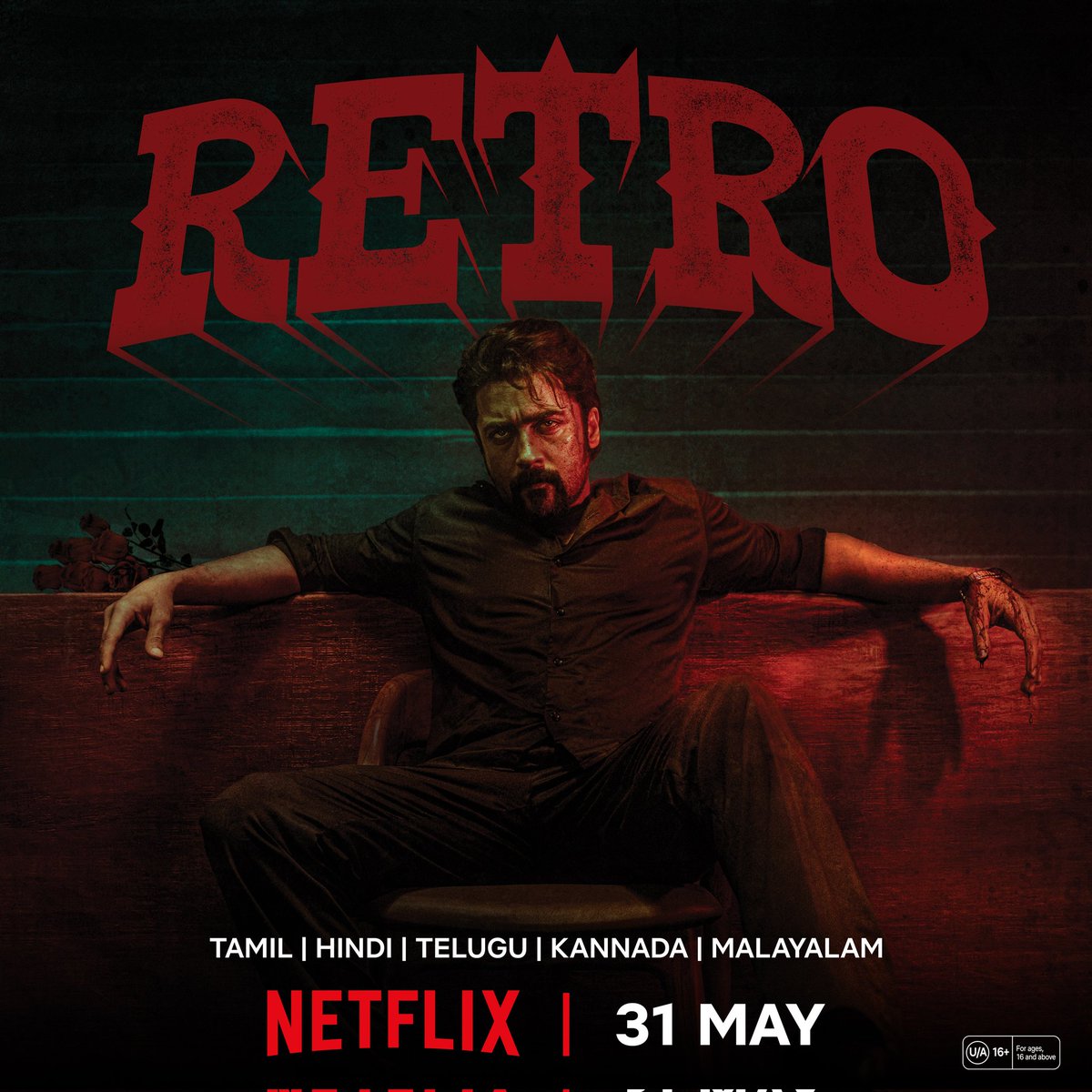 Stone Bench (@stonebenchers) on Twitter photo Anbaana makkaley… The One… is… coming!🔥🔱
Watch #Retro, out 31 May on <a href="/NetflixIndia/">Netflix India</a> in Tamil, Hindi, Telugu, Malayalam and Kannada!
#RetroOnNetflix
@Suriya_Offl #Jyotika <a href="/karthiksubbaraj/">karthik subbaraj</a> <a href="/hegdepooja/">Pooja Hegde</a> <a href="/Music_Santhosh/">Santhosh Narayanan</a> <a href="/prakashraaj/">Prakash Raj</a> <a href="/C_I_N_E_M_A_A/">joju george</a> <a href="/rajsekarpandian/">Rajsekar Pandian</a> Anbaana makkaley… The One… is… coming!🔥🔱
Watch #Retro, out 31 May on <a href="/NetflixIndia/">Netflix India</a> in Tamil, Hindi, Telugu, Malayalam and Kannada!
#RetroOnNetflix
@Suriya_Offl #Jyotika <a href="/karthiksubbaraj/">karthik subbaraj</a> <a href="/hegdepooja/">Pooja Hegde</a> <a href="/Music_Santhosh/">Santhosh Narayanan</a> <a href="/prakashraaj/">Prakash Raj</a> <a href="/C_I_N_E_M_A_A/">joju george</a> <a href="/rajsekarpandian/">Rajsekar Pandian</a>
