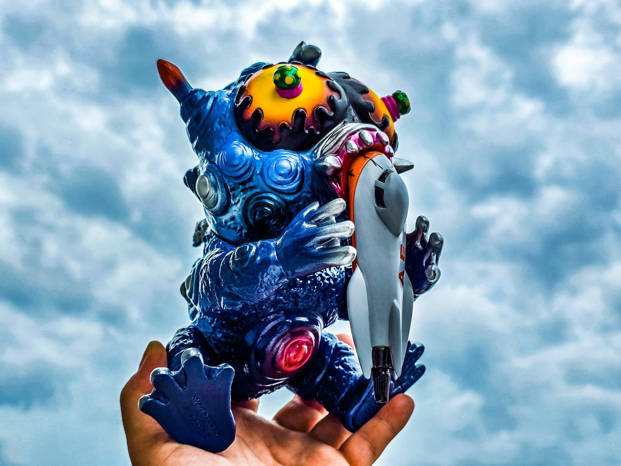 エレガブ ブラックホール怪獣 グラビトン ソフビドクロ太郎 怪獣