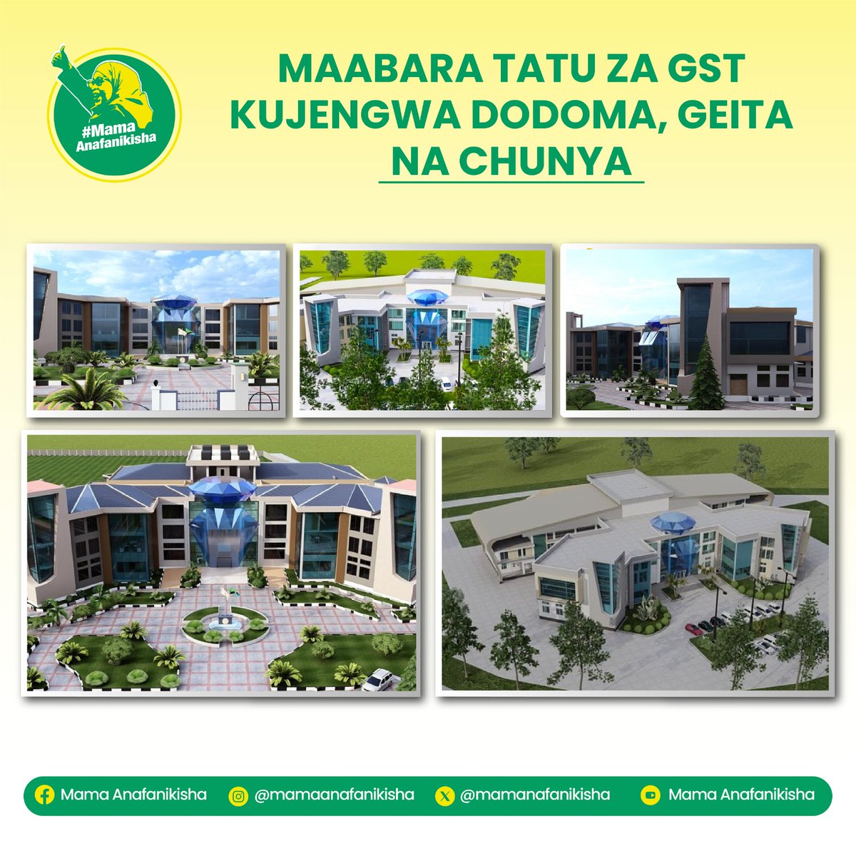 Serikali inataraji kujenga maabara tatu za taasisi ya Jiolojia na Utafiti wa Madini Tanzania (GST) katika mikoa ya kimadini Dodoma, Geita na Chunya.

Ujenzi wa maabara hizi utaboresha uchunguzi wa madini na kupunguza gharama za uchambuzi nje ya nchi.

#MamaAnafanikisha