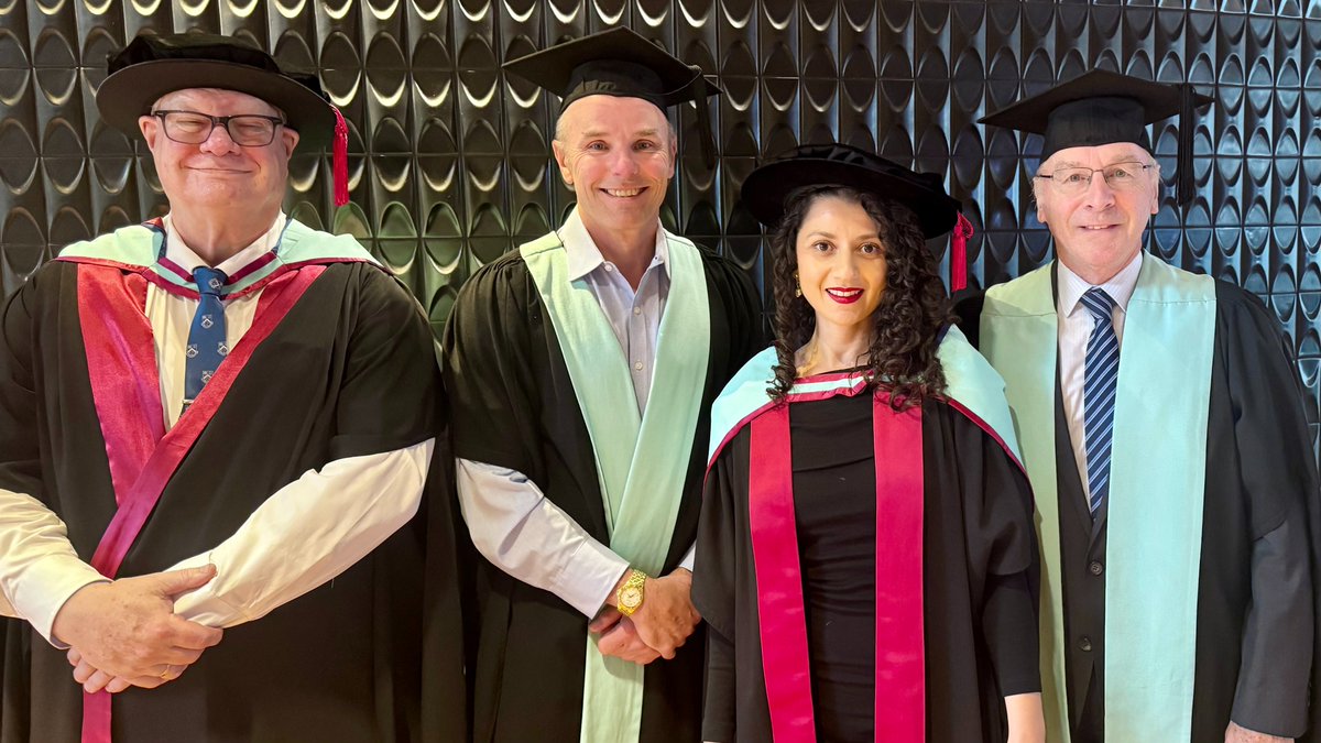 Physiotherapy Rehabilitation Research Group (@prosperrehab) on Twitter photo 🎓Graduation News! Dr Bianca Fedele graduated with a Doctorate in Philosophy <a href="/MonashUni/">Monash University</a>. Supervised by Prof John Olver AM, Prof <a href="/GavinWPhysio/">Gavin Williams</a> and A/Prof Dean McKenzie. Her thesis reported on early sleep disturbance after traumatic brain injury pubmed.ncbi.nlm.nih.gov/38553904/
#phd #sleep 🎓Graduation News! Dr Bianca Fedele graduated with a Doctorate in Philosophy <a href="/MonashUni/">Monash University</a>. Supervised by Prof John Olver AM, Prof <a href="/GavinWPhysio/">Gavin Williams</a> and A/Prof Dean McKenzie. Her thesis reported on early sleep disturbance after traumatic brain injury pubmed.ncbi.nlm.nih.gov/38553904/
#phd #sleep