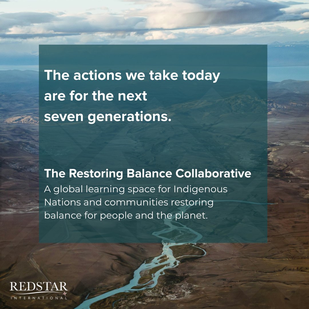 The Restoring Balance Collaborative is a global learning space for Indigenous Nations &amp; organizations actively leading systems change. #Restoringbalance is rooted in Indigenous ways of knowing and living. It is about ensuring an abundant future for the next seven generations.