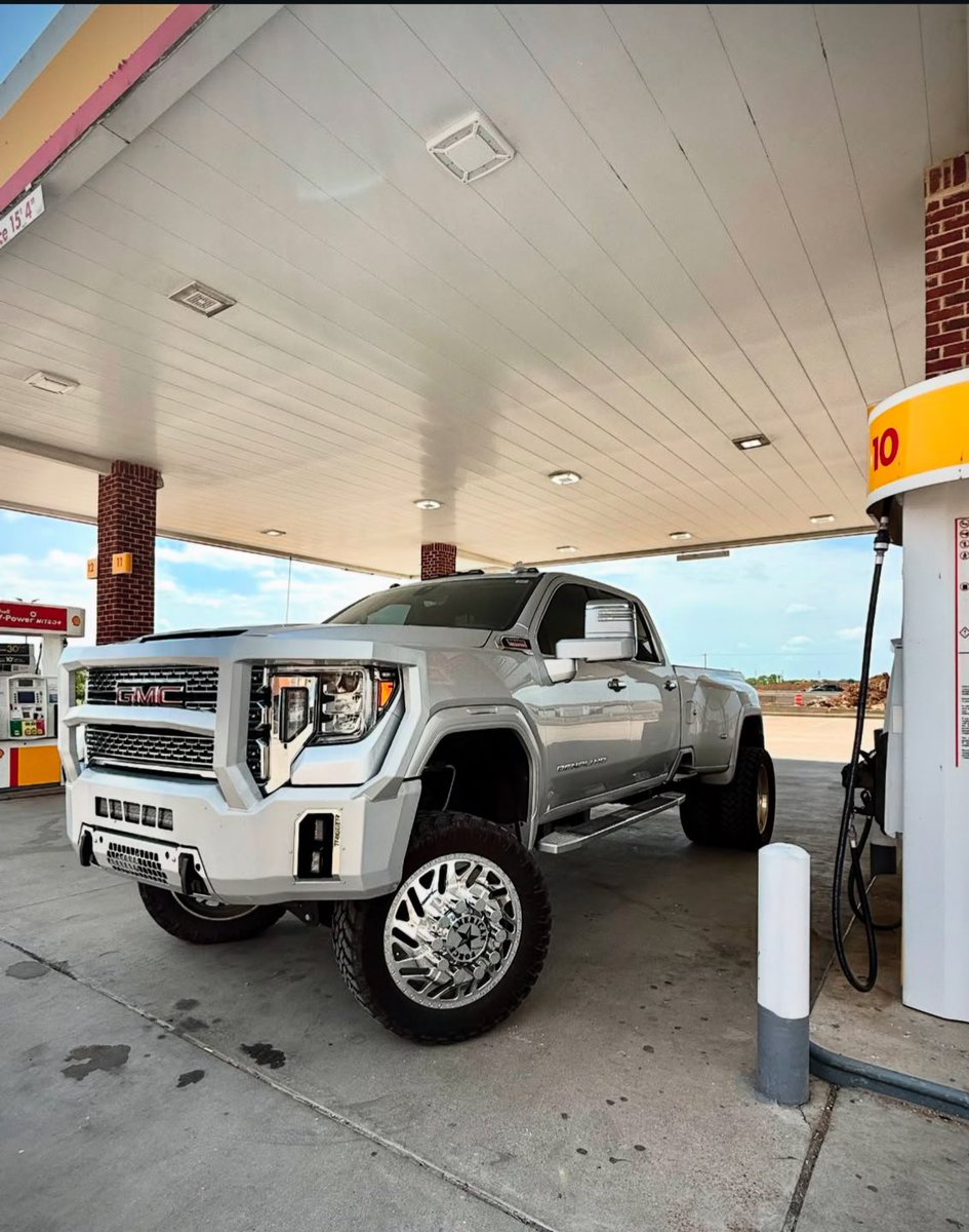 Refueling the beast 🤭#truckergirl #truckmodel