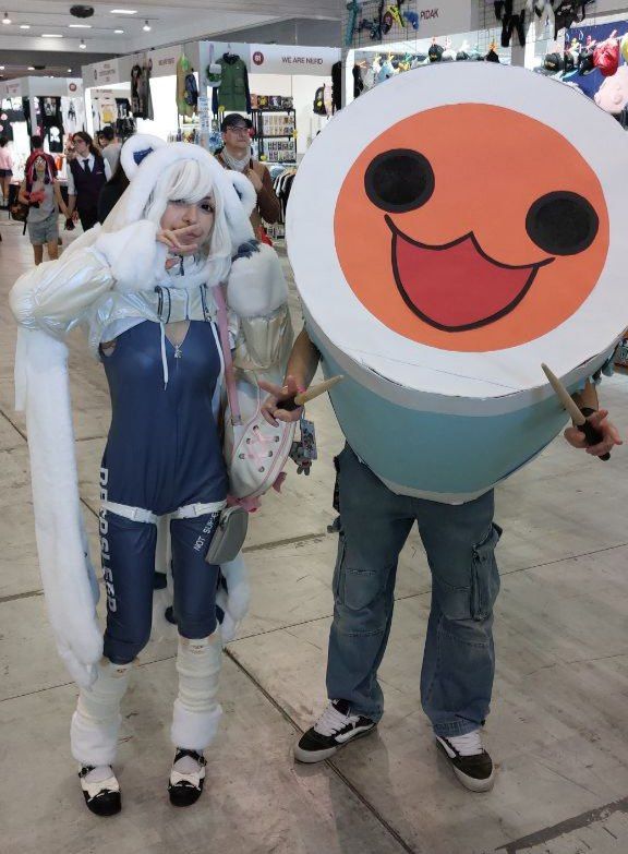 I made a don-chan cosplay. 太鼓の達人どんちゃんのコスプレを作って