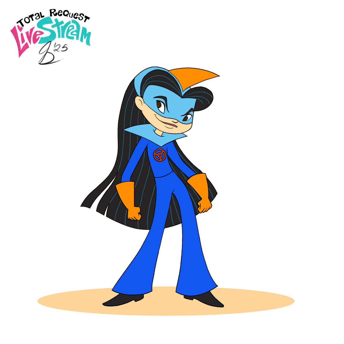 JoTheZette's tweet image. I still don&apos;t know why someone requested #JuniperLee in the JohnnyX costume from #JohnnyTest, but.. here we are!