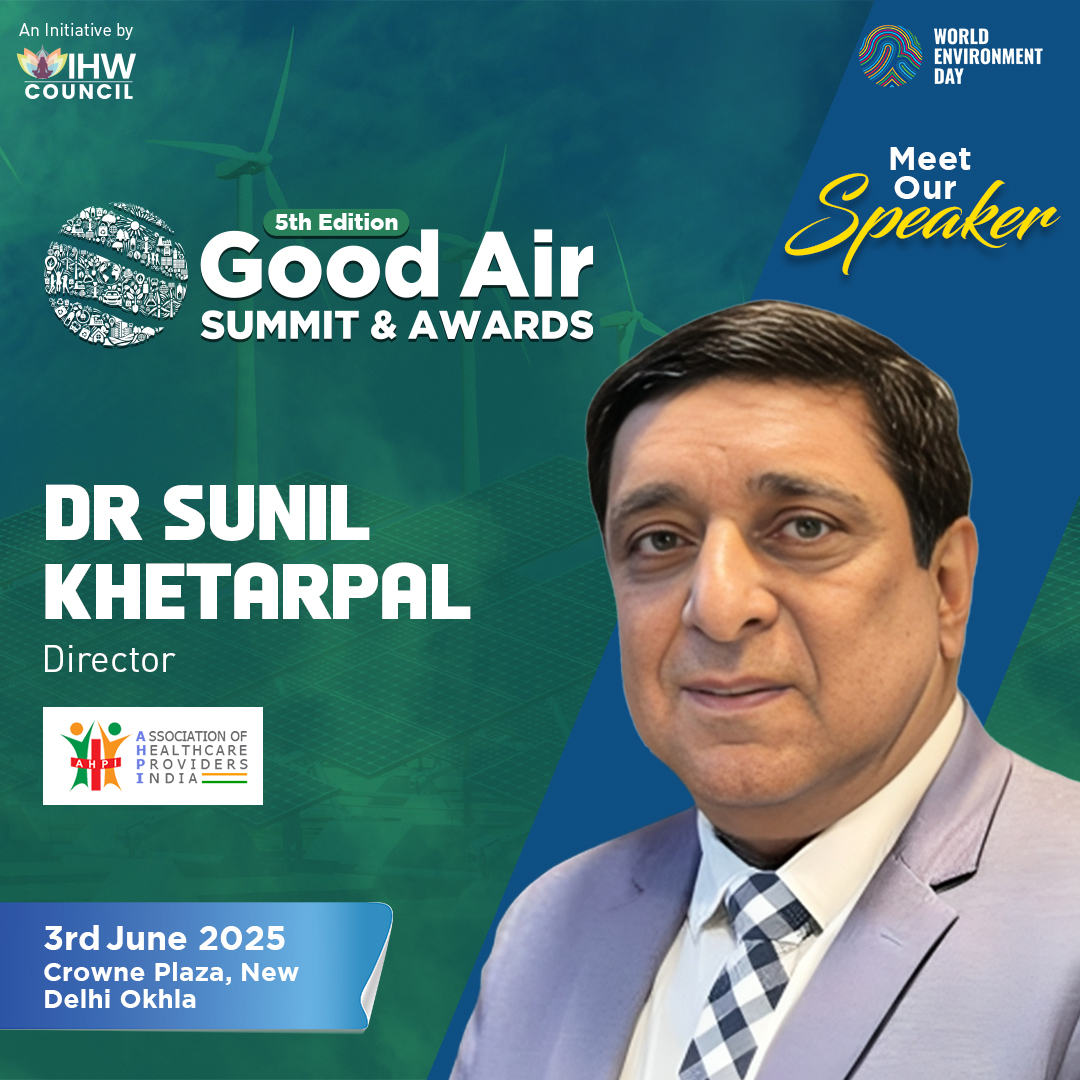 IHW Council (@ihwcouncil) on Twitter photo We are honored to welcome Dr. Sunil Khetarpal, Director, Association of Healthcare Providers - (India) <a href="/ahpi_india/">Association of Healthcare Providers (India) - AHPI</a> , as a distinguished speaker for the 5th Edition of the Good Air Summit & Awards.
With 35 years of experience in healthcare administration, Dr. Khetarpal has We are honored to welcome Dr. Sunil Khetarpal, Director, Association of Healthcare Providers - (India) <a href="/ahpi_india/">Association of Healthcare Providers (India) - AHPI</a> , as a distinguished speaker for the 5th Edition of the Good Air Summit & Awards.
With 35 years of experience in healthcare administration, Dr. Khetarpal has