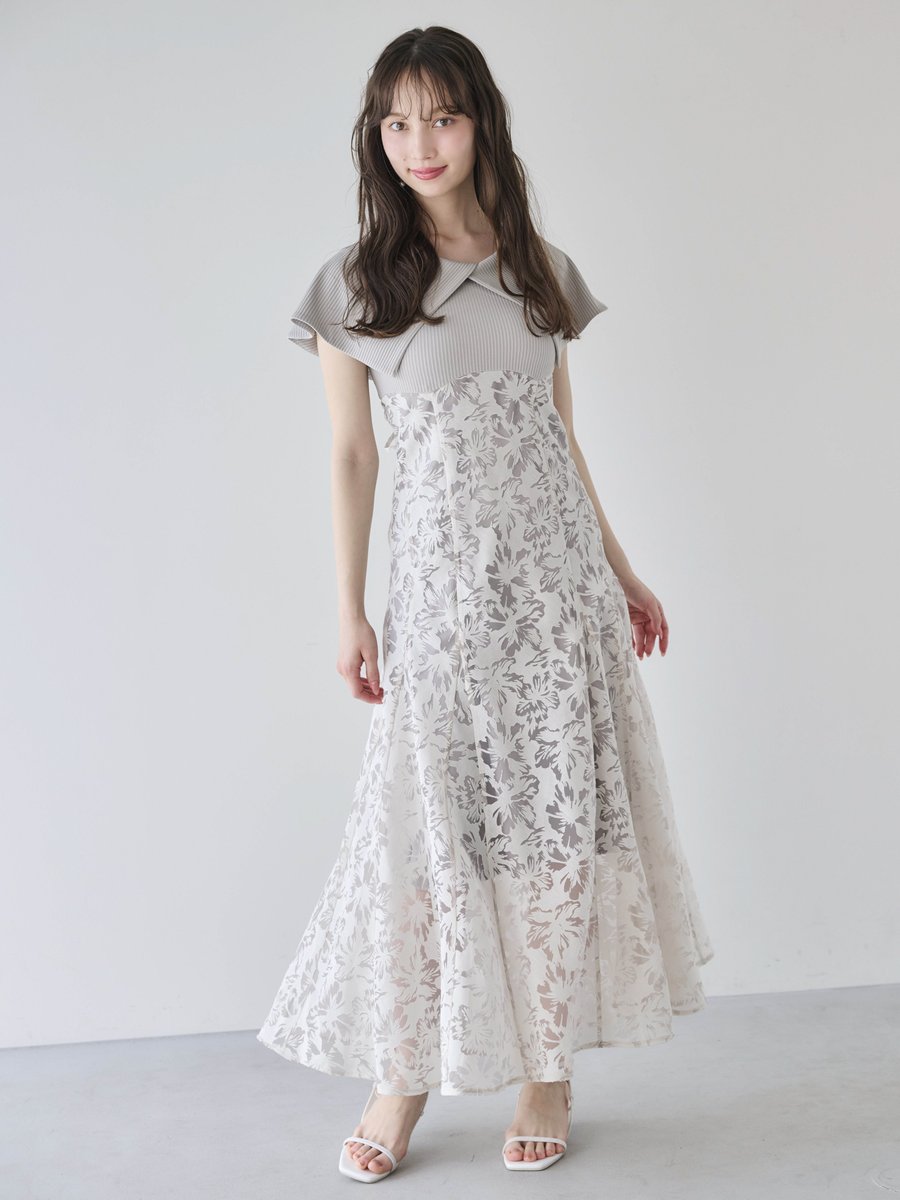 dazzlin大人気のマイナス5キロワンピース🪞✨ ビッグカラーさり気なく