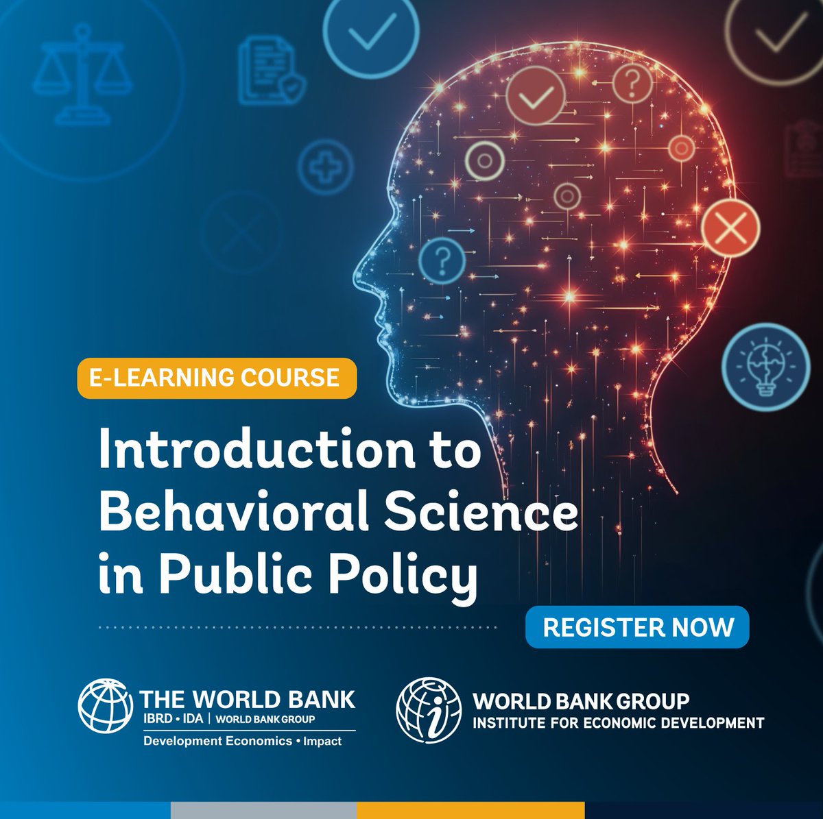 World Bank Maldives (@wbmaldives) on Twitter photo Uncover the power of behavioral science in shaping effective policies. Join this <a href="/WorldBank/">World Bank</a> Institute for Economic Development virtual course to explore how better understanding human behavior leads to better decisions: wrld.bg/UpkR50VSe5k #Ideas4Impact Uncover the power of behavioral science in shaping effective policies. Join this <a href="/WorldBank/">World Bank</a> Institute for Economic Development virtual course to explore how better understanding human behavior leads to better decisions: wrld.bg/UpkR50VSe5k #Ideas4Impact
