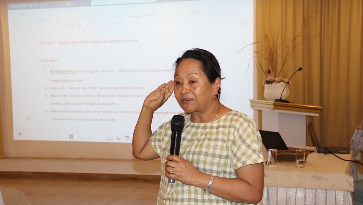 Prakriti Resources (@prcnepal) on Twitter photo On May 22, <a href="/prcnepal/">Prakriti Resources Centre</a> and <a href="/Tewaforwomen/">Tewa</a> co-organized a consultation meeting on GJCS. Participants actively reviewed domains and indicators related to Principles 5-9, sharing reflections rooted in lived experiences and knowledge.
<a href="/GAGGA_Alliance/">GAGGA</a> <a href="/bibothends/">BI at BothENDS</a> <a href="/CANSouthAsia/">Climate Action Network South Asia</a> On May 22, <a href="/prcnepal/">Prakriti Resources Centre</a> and <a href="/Tewaforwomen/">Tewa</a> co-organized a consultation meeting on GJCS. Participants actively reviewed domains and indicators related to Principles 5-9, sharing reflections rooted in lived experiences and knowledge.
<a href="/GAGGA_Alliance/">GAGGA</a> <a href="/bibothends/">BI at BothENDS</a> <a href="/CANSouthAsia/">Climate Action Network South Asia</a>