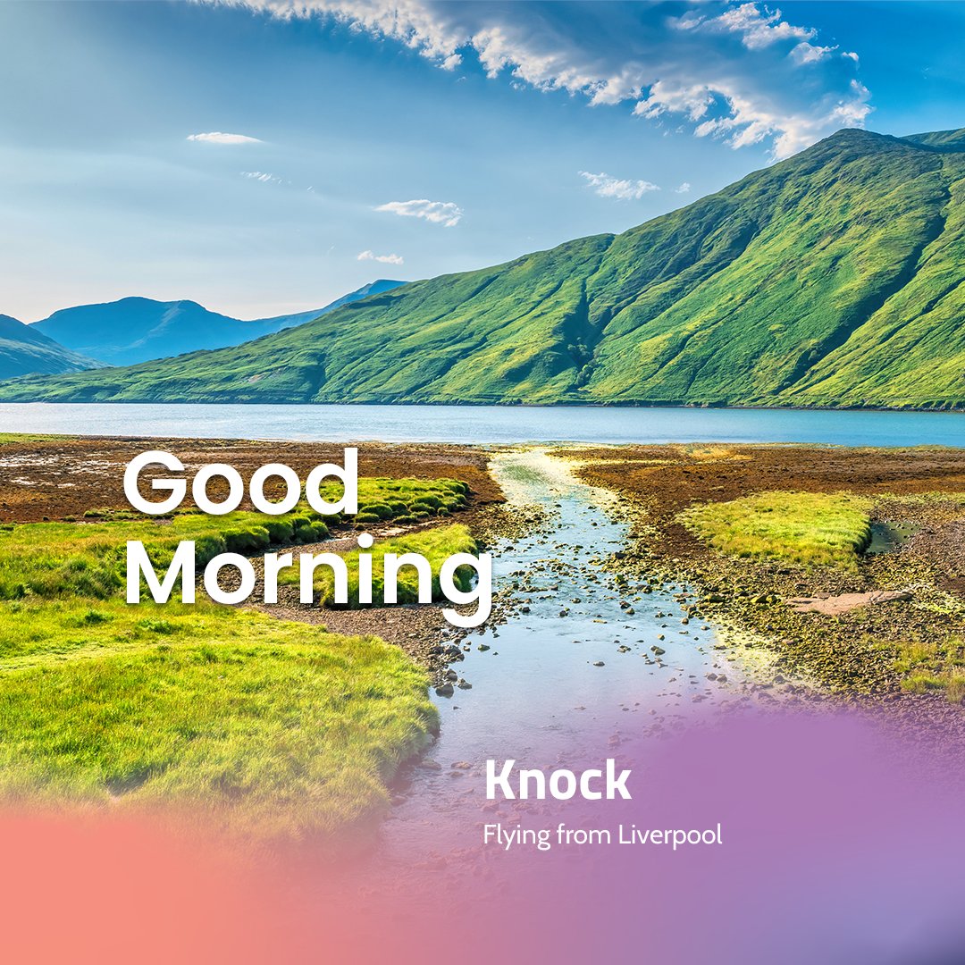 Head to the beautiful west of Ireland and discover some of Europe's most beautiful scenery. ⛰️

Fly from Liverpool to Ireland West-Knock Airport with Ryanair 👉 ljla.uk/3UxC2Py