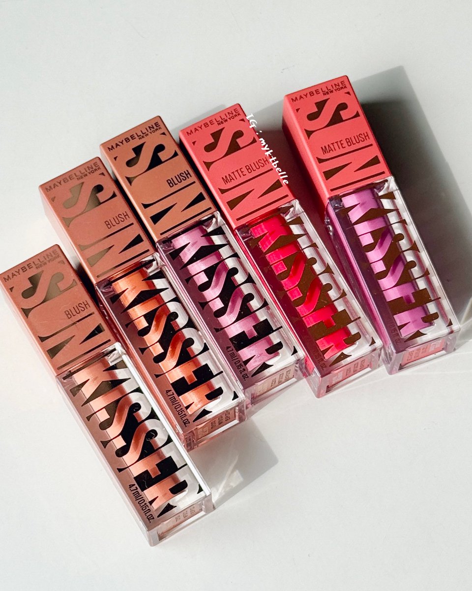 MyKtbelle's tweet photo. 💖 โห พี่��มย์ทำถึงจริงรอบนี้ แก้ม Sun Kiss ที่แท้ เนื้อดีมากกก ไม่คราบไม่หนึบ ไม่ปื้น ไม่กินคสอ แล้วสีชัดด้วย ถูกต้องสุดๆ ลงแล้วเน์้อเซ็ตติดทนมากๆๆๆ แบบจับก็ไม่หลุด แล้ว 05 สีเค้าจะโปร่งๆ แต่พอเจอแสง แล้วให้ความผิวเคลือแก้วสีชมพู น่ารักมากๆๆๆ ควรสุดถูกต้องที่สุด MAYBELLINE SUNKISSER BLUSH 💖