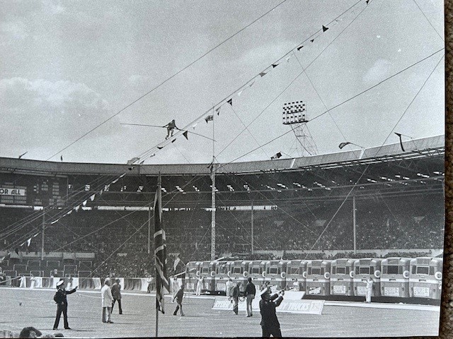 Wembley Archive (@wembleyarchive) on Twitter photo On this day #OTD 1975 <a href="/wembleystadium/">Wembley Stadium</a> connected by <a href="/EE/">EE</a> from our archive: Fifty years ago <a href="/evelknievel/">Evel Knievel</a> famously crashes while attempting to jump 13 double decker buses fracturing his pelvis On this day #OTD 1975 <a href="/wembleystadium/">Wembley Stadium</a> connected by <a href="/EE/">EE</a> from our archive: Fifty years ago <a href="/evelknievel/">Evel Knievel</a> famously crashes while attempting to jump 13 double decker buses fracturing his pelvis