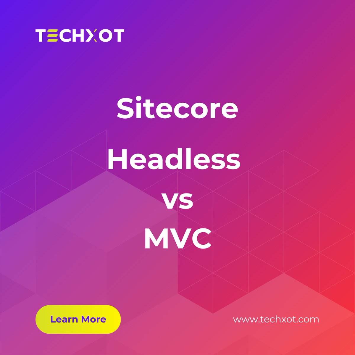 Sitecore Headless vs. MVC — Which fits your future? 
1.MVC = Full control, proven, great for personalization
2.Headless = Fast, flexible, modern JS, omnichannel-ready
->Go MVC for deep Sitecore features
->Go Headless for agility &amp; speed
#Sitecore #HeadlessCMS #Techxot #Nashik