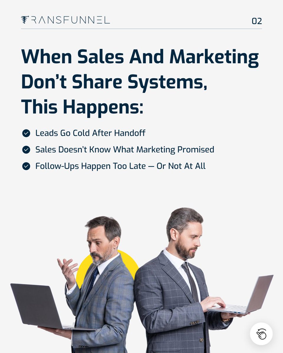 transfunnel's tweet image. Sales and marketing alignment doesn't happen in meetings. It happens in your systems.
HubSpot AI Agents make sure leads move faster, messaging stays consistent, and both teams stay informed automatically if set correctly.
#HubSpot #HubSpotAI
1/3