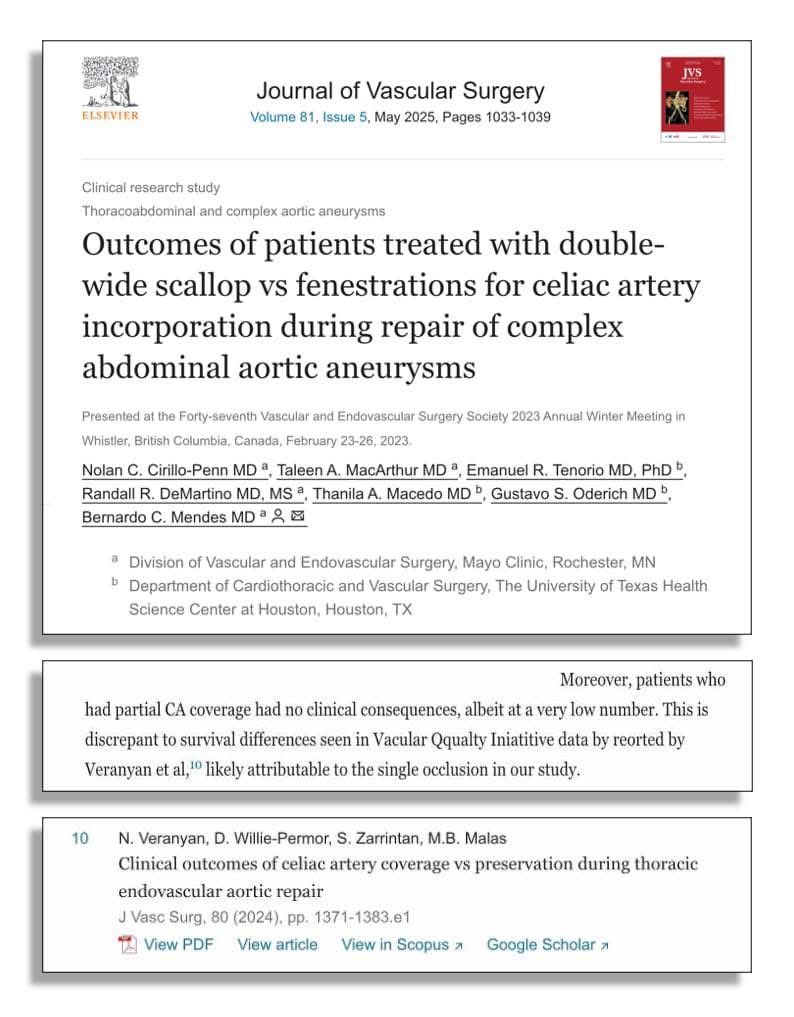 Narek Veranyan, MD (@narekveranyan1) on Twitter photo It is true honor to see our work cited in this remarkable paper in the Journal of Vascular Surgery coming from the Mayo Clinic and the University of Texas Health Science Center, authored by experts in endovascular aortic surgery.<a href="/UCSDsurgery/">UC San Diego Surgery</a> <a href="/UCSDHealth/">UC San Diego Health</a> <a href="/UCSDMedSchool/">UC San Diego School of Medicine</a> It is true honor to see our work cited in this remarkable paper in the Journal of Vascular Surgery coming from the Mayo Clinic and the University of Texas Health Science Center, authored by experts in endovascular aortic surgery.<a href="/UCSDsurgery/">UC San Diego Surgery</a> <a href="/UCSDHealth/">UC San Diego Health</a> <a href="/UCSDMedSchool/">UC San Diego School of Medicine</a>