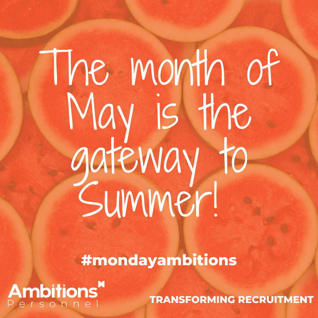 Ambitions Personnel (@ambitionsltd) on Twitter photo On a scale of 1 - 10 how excited are we for summer?! 
#MondayMotivation On a scale of 1 - 10 how excited are we for summer?! 
#MondayMotivation