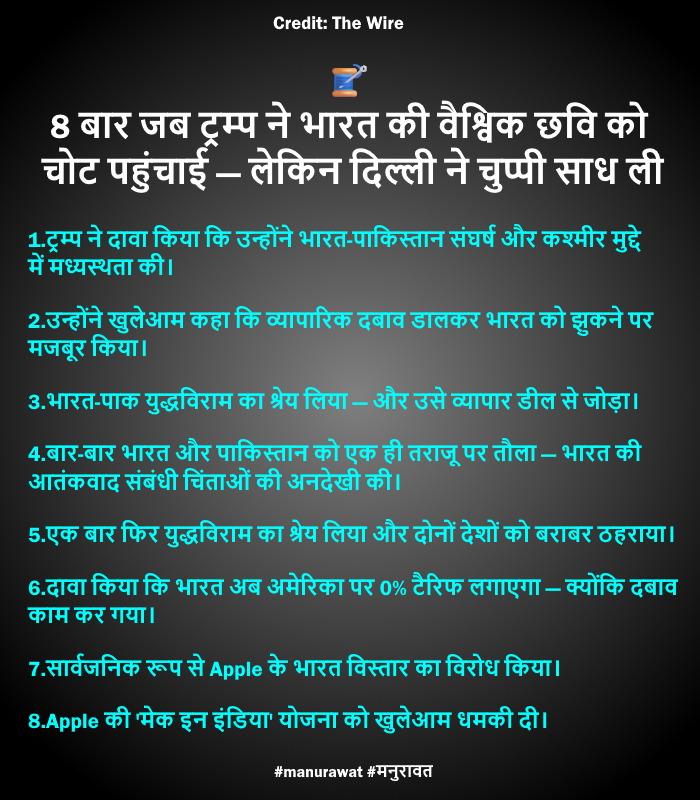 ManuRaw79415211's tweet image. #IndiaUSRelations #TrumpVsIndia #ForeignPolicy #ModiSilence #Kashmir #Tariff #Geopolitics #manurawat #मनुरावत #ModiLeadership #Feku #AndhBhakts #BiasedMedia #GodiMedia #truth #GodiMediaDisaster4India #andhbhaktroast #andhbhaktmuktbharat #vishwaguru #exposed #ExposeTheTruth