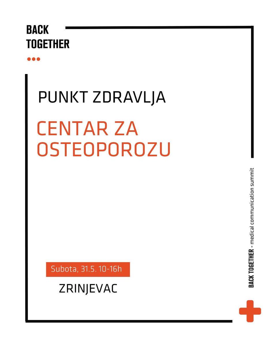 Croatian young endocrinologists (@croendoyoung) on Twitter photo Join us this Saturday at Zrinjevac!
We’re raising awareness about osteoporosis and getting active together.
Let’s move, learn, and support each other – see you there! 👋🫲🏼
<a href="/anja_barac/">Anja Barač Nekić</a> <a href="/mirjana__dukic/">Mirjana Đukić</a> <a href="/PMelis11215/">Petra Meliš</a>
#BecauseHormonesMatter Join us this Saturday at Zrinjevac!
We’re raising awareness about osteoporosis and getting active together.
Let’s move, learn, and support each other – see you there! 👋🫲🏼
<a href="/anja_barac/">Anja Barač Nekić</a> <a href="/mirjana__dukic/">Mirjana Đukić</a> <a href="/PMelis11215/">Petra Meliš</a>
#BecauseHormonesMatter