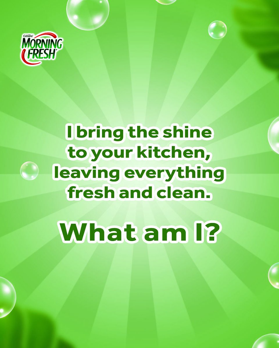 MorningFreshNG's tweet photo. Can you guess the secret to a sparkling kitchen? I make everything fresh and clean. Take a guess🥳
#MorningFresh #KitchenCareExperts #OriginalFresh #ZestyLemon #AppleBlossomAntiBacterial https://t.co/JUyHgv4DyJ