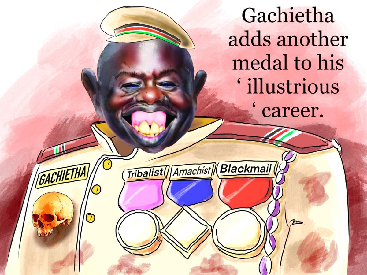 #IdiAminGachagua
The most corrupt DO and quarter term DP in Kenya