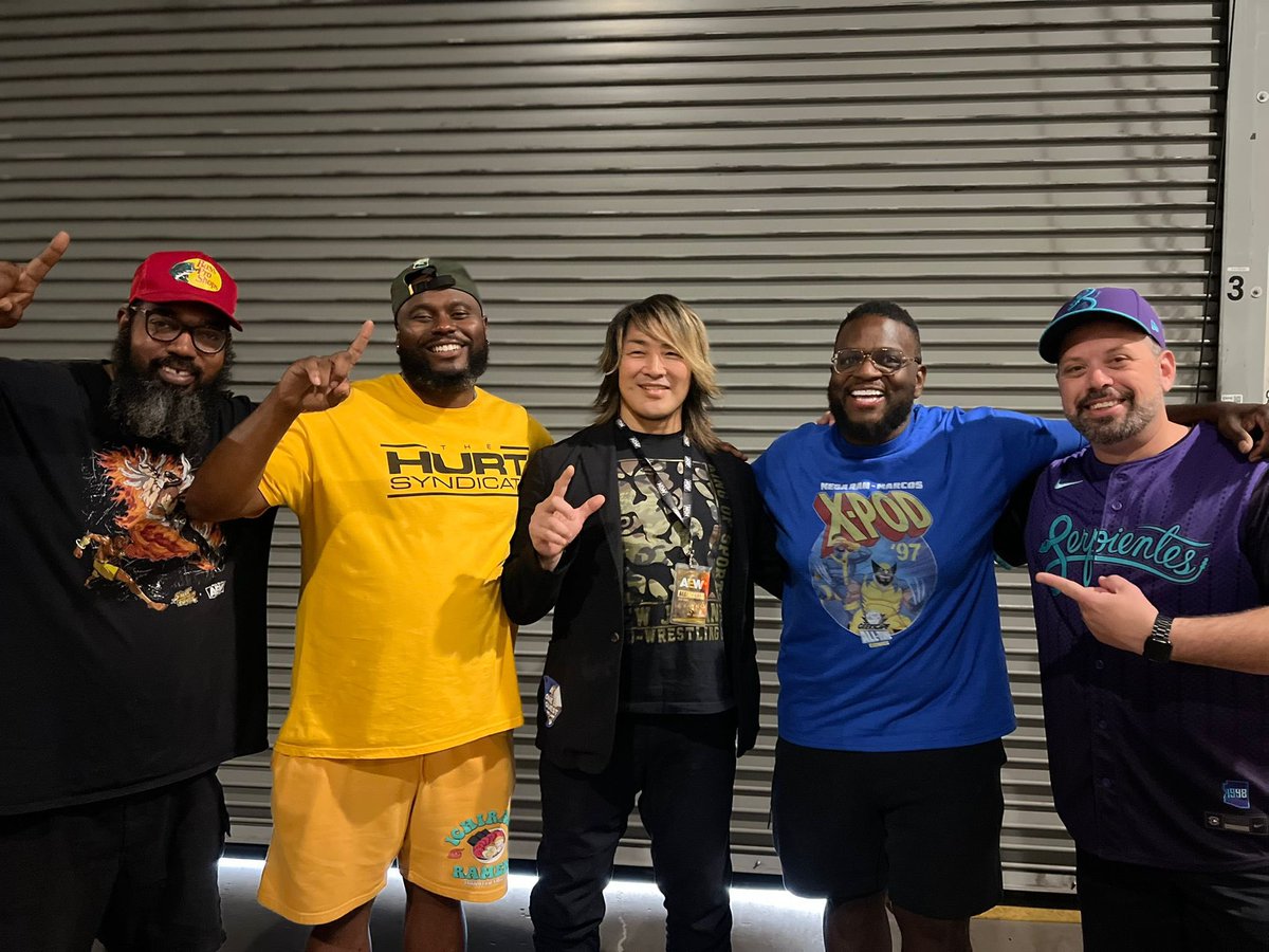 Got to chill with the Ace at #AewDoubleOrNothing
